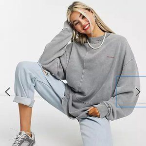 ASOS Collusion oversized crew neck sweatshirt